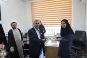 دیدار دکتر غلامرضا سرگزی مدیرکل دامپزشکی استان با بانوان همکار به مناسبت ولادت حضرت معصومه(س) و روز دختر
